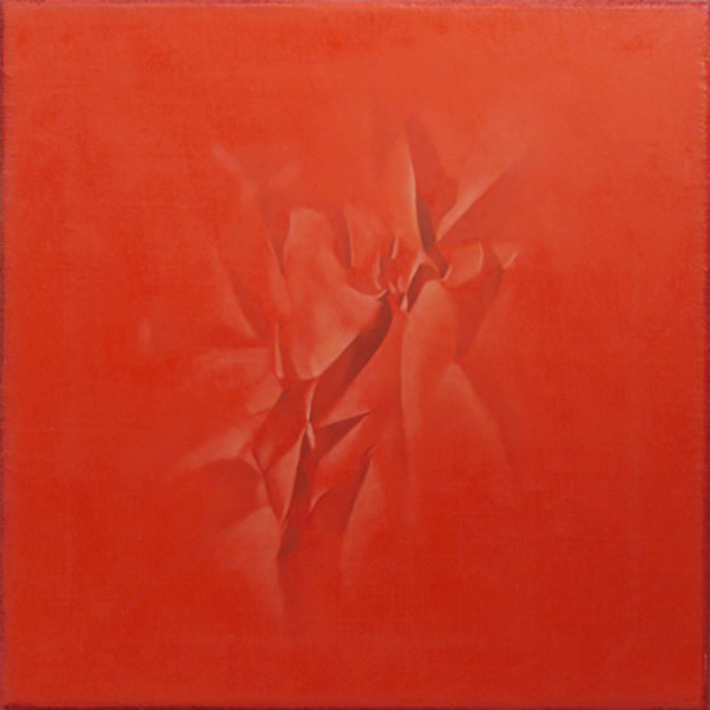 Giochi d'ombra II, 2014, olio su tela cm 40 x 40