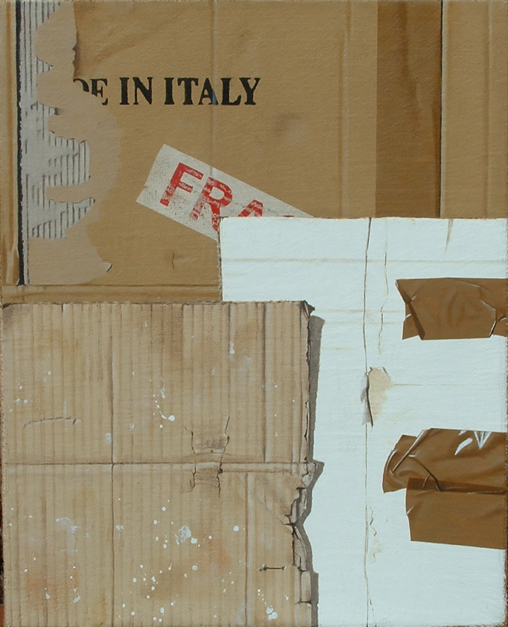 Fragile, 2008, olio su tela, cm 40 x 50