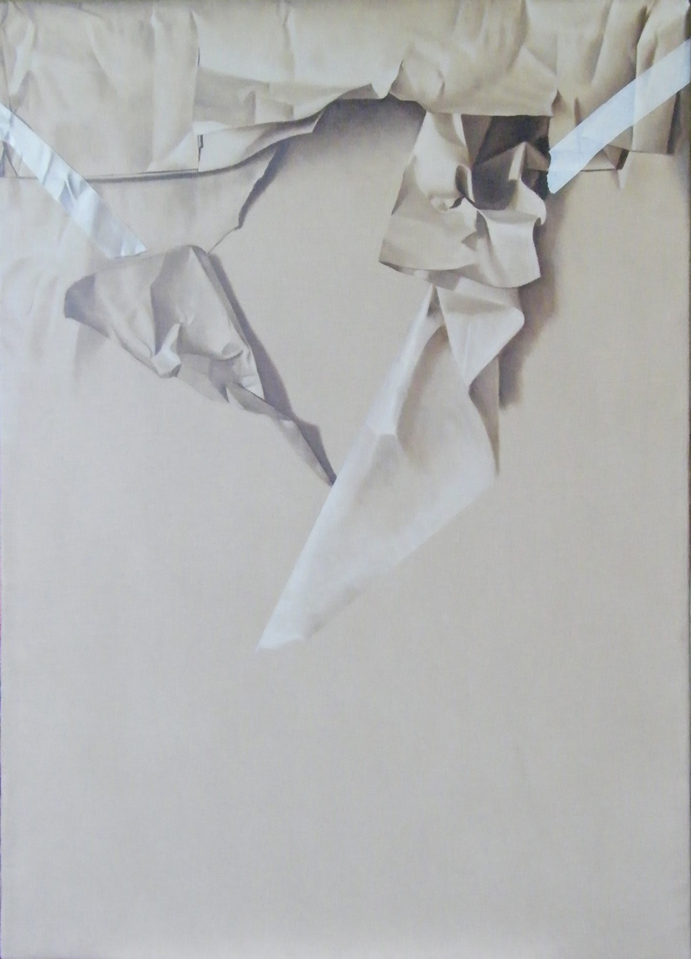 Furto d'artista n°2, 2012, Olio su tela, 50 x 70 cm