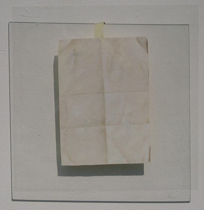 Attachment, 2006, olio su plexliglass, cm. 50 x 50