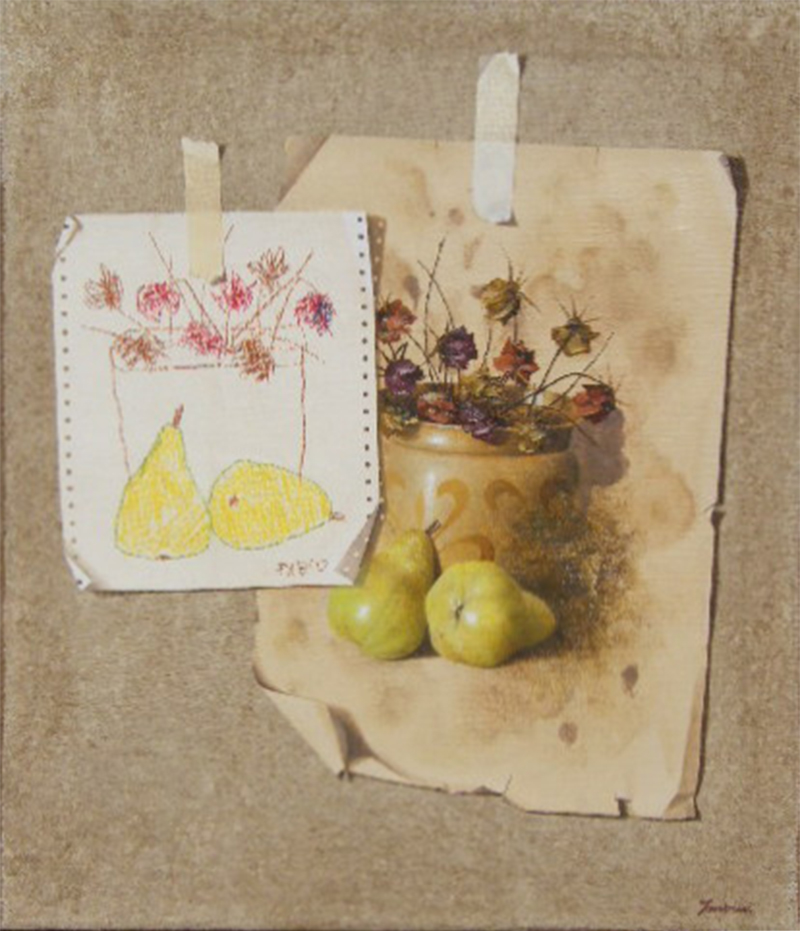 Comparison, 2007, olio e pastelli a cera su tela, 60 x 70.jpg