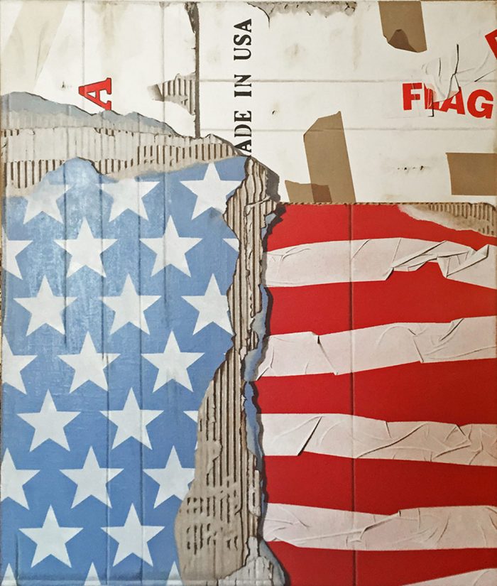 Flag, 2015, Olio su tela, 60 x 70 cm