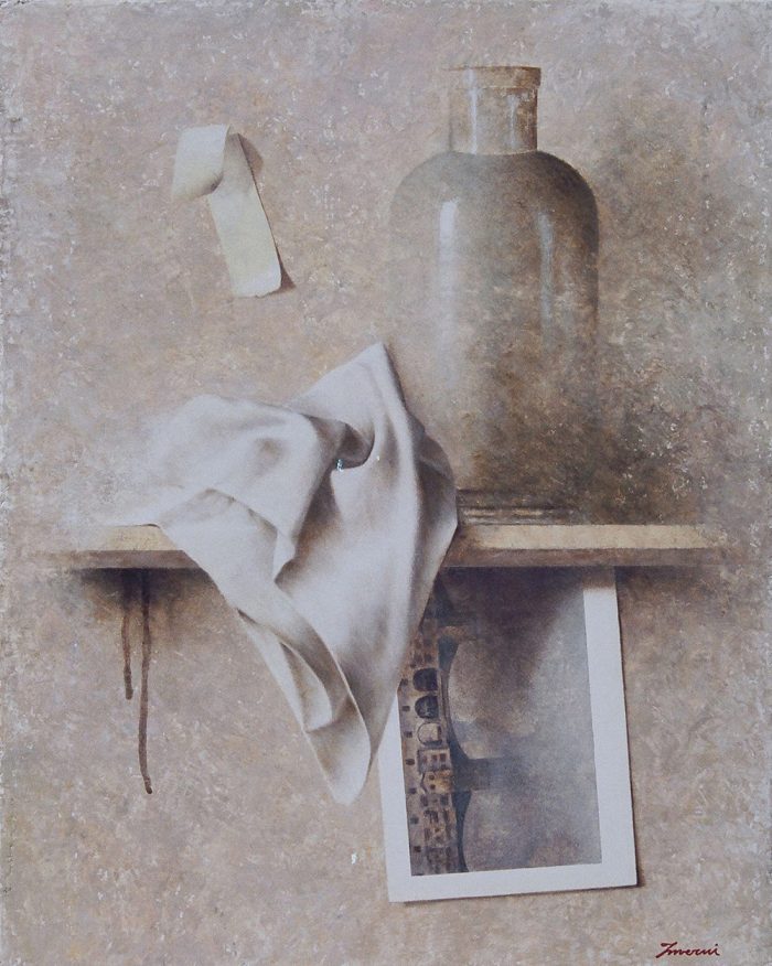 Invito al viaggio, 2006, olio su tela, cm. 40 x 50