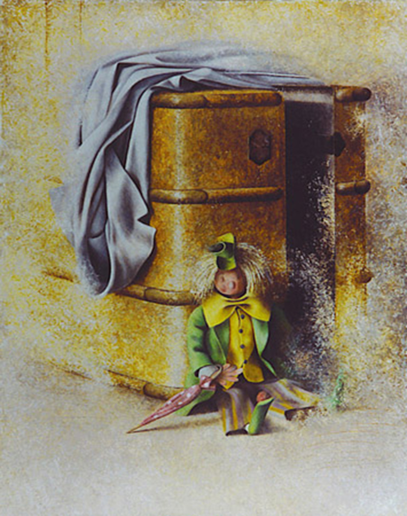 Signor Corales 2000, olio su tela, cm. 80 x 100